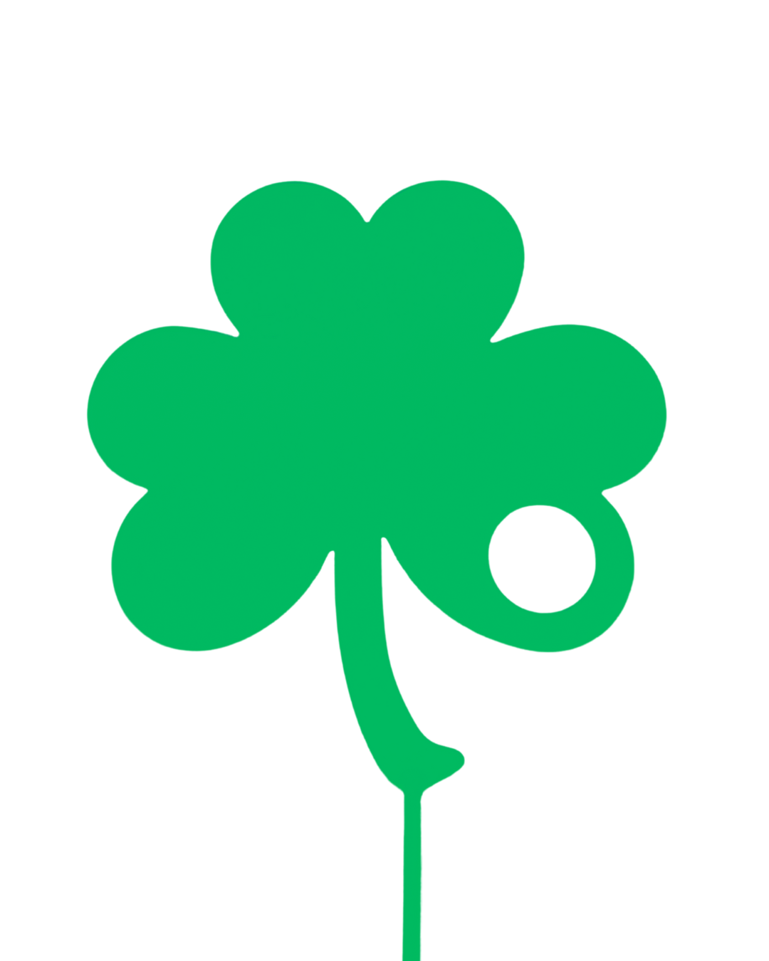 Garden decoration ,,stiksi" - shamrocks, large